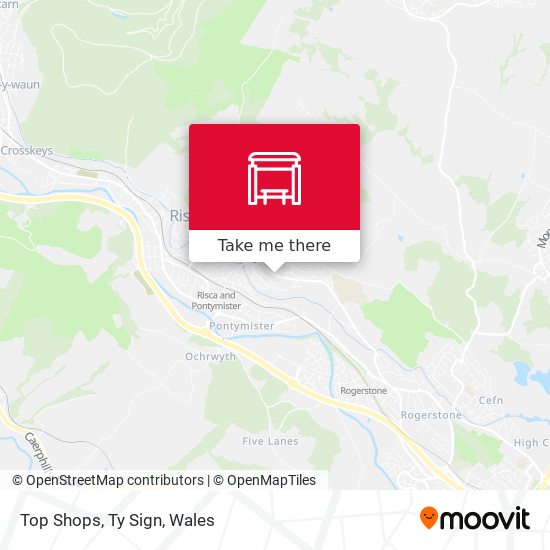 Top Shops, Ty Sign map