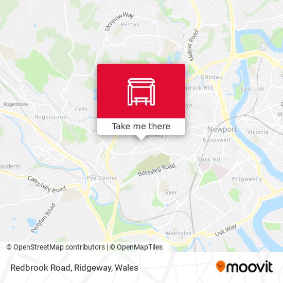 Redbrook Road, Ridgeway map