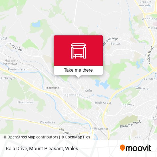 Bala Drive, Mount Pleasant map