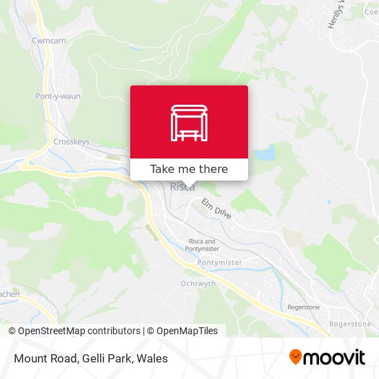 Mount Road, Gelli Park map
