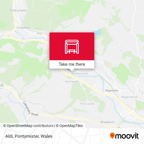 Aldi, Pontymister map