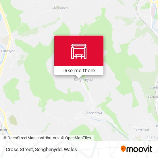 Cross Street, Senghenydd map