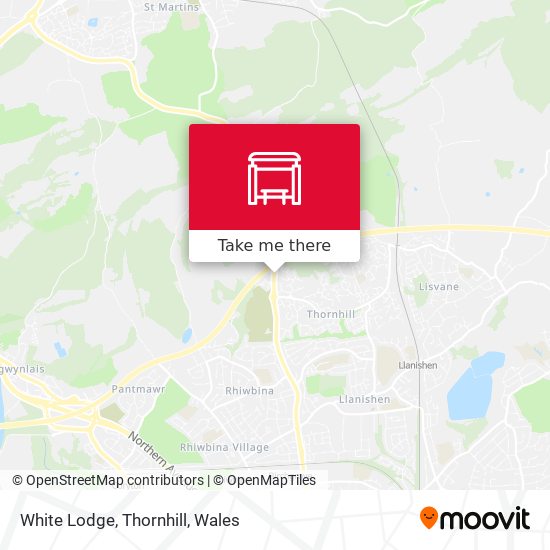 White Lodge, Thornhill map