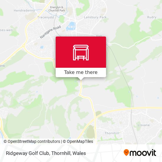 Ridgeway Golf Club, Thornhill map