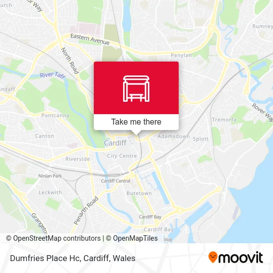 Dumfries Place Hc, Cardiff map
