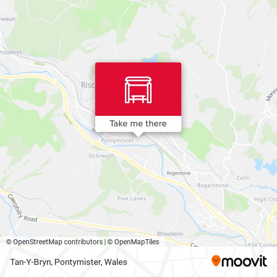 Tan-Y-Bryn, Pontymister map