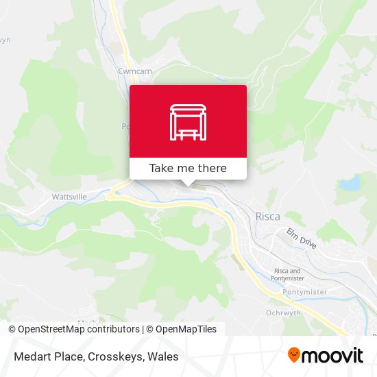 Medart Place, Crosskeys map