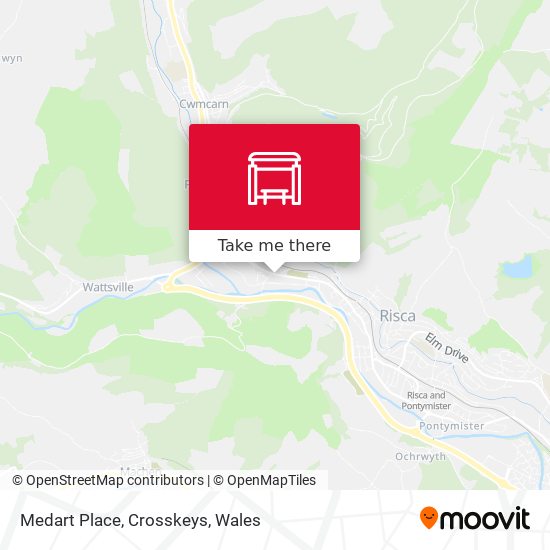 Medart Place, Crosskeys map