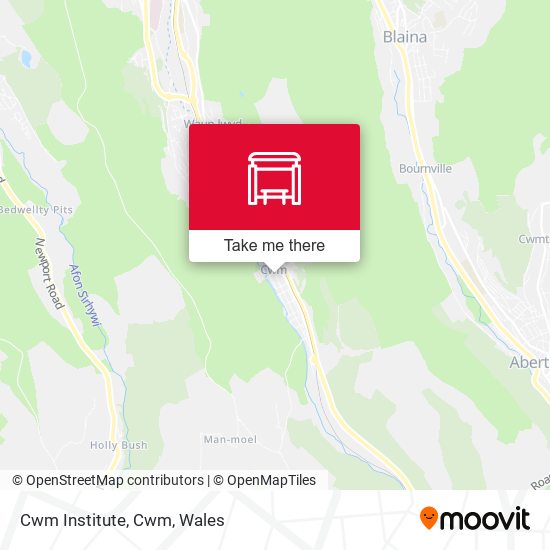 Cwm Institute, Cwm map