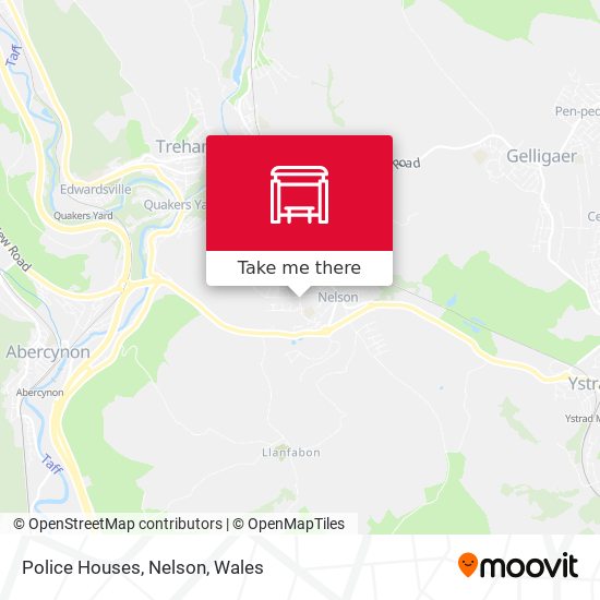 Police Houses, Nelson map