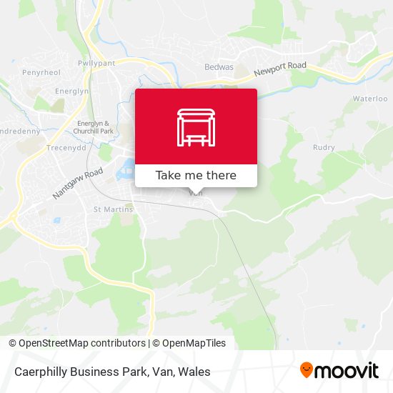 Caerphilly Business Park, Van map