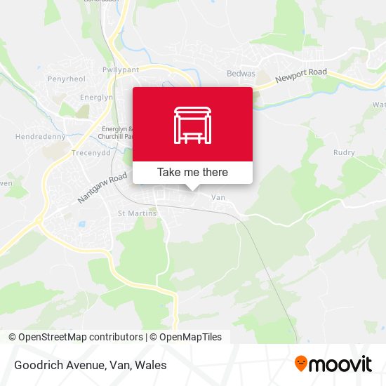 Goodrich Avenue, Van map