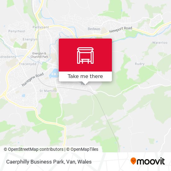 Caerphilly Business Park, Van map