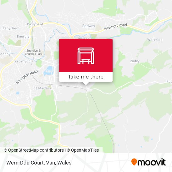 Wern-Ddu Court, Van map