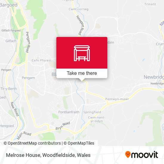 Melrose House, Woodfieldside map