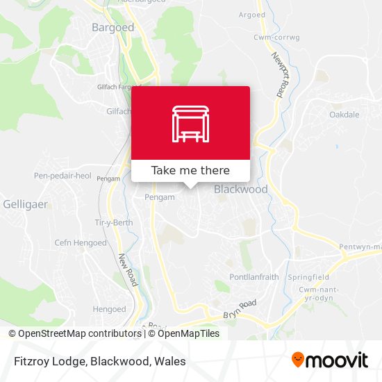 Fitzroy Lodge, Blackwood map