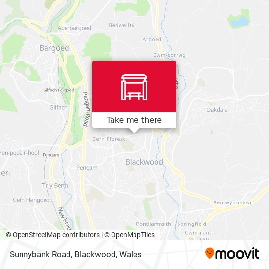 Sunnybank Road, Blackwood map