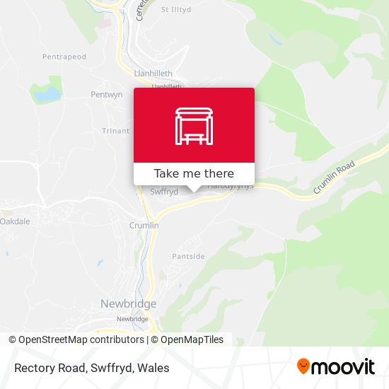 Rectory Road, Swffryd map