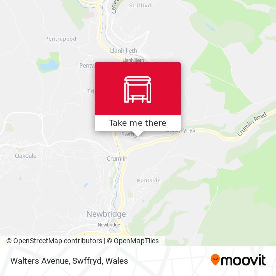 Walters Avenue, Swffryd map