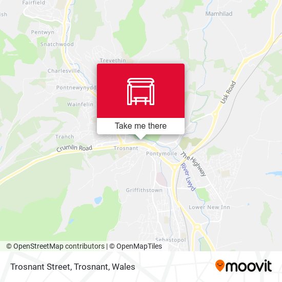 Trosnant Street, Trosnant map