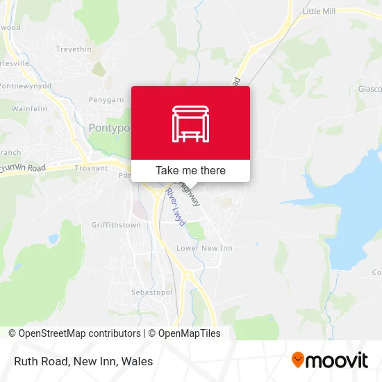 Ruth Road, New Inn map