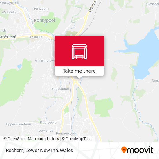 Rechem, Lower New Inn map