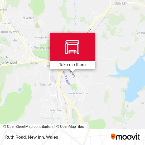 Ruth Road, New Inn map