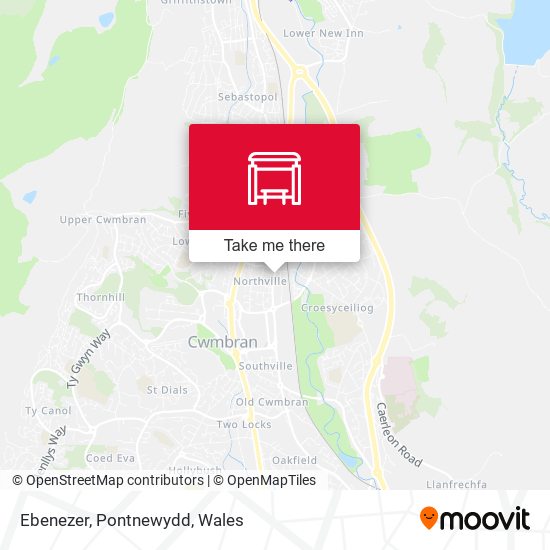 Ebenezer, Pontnewydd map