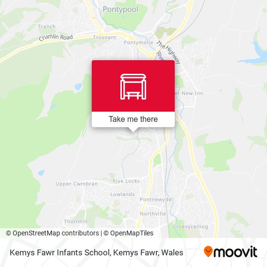 Kemys Fawr Infants School, Kemys Fawr map