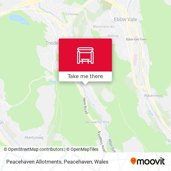Peacehaven Allotments, Peacehaven map