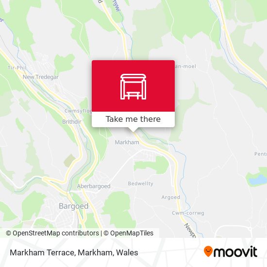 Markham Terrace, Markham map
