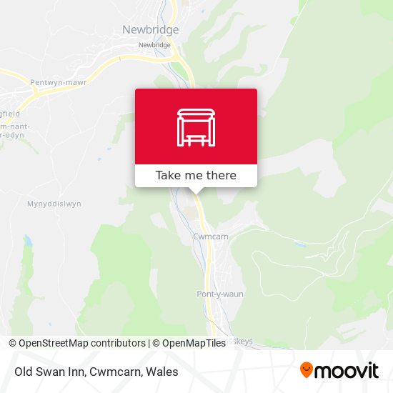 Old Swan Inn, Cwmcarn map