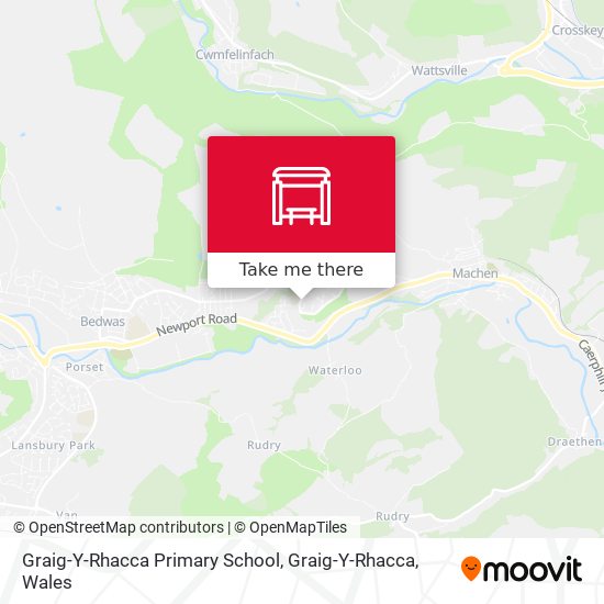 Graig-Y-Rhacca Primary School, Graig-Y-Rhacca map