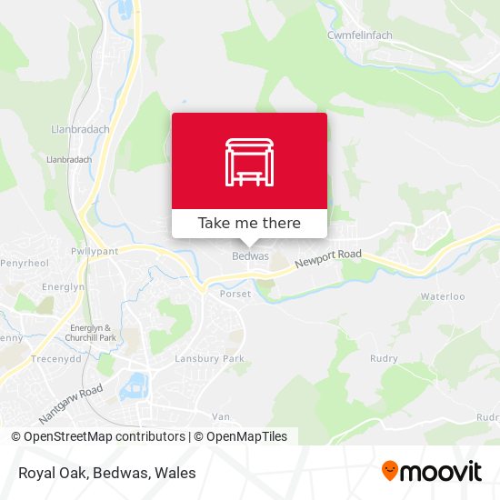 Royal Oak, Bedwas map