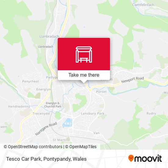 Tesco Car Park, Pontypandy map
