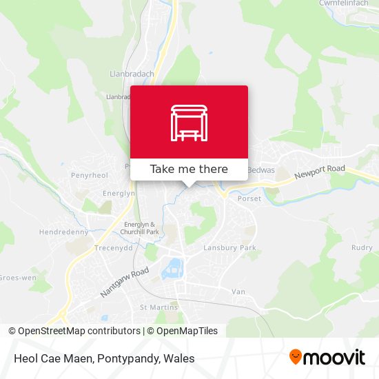Heol Cae Maen, Pontypandy map