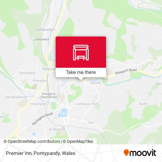 Premier Inn, Pontypandy map
