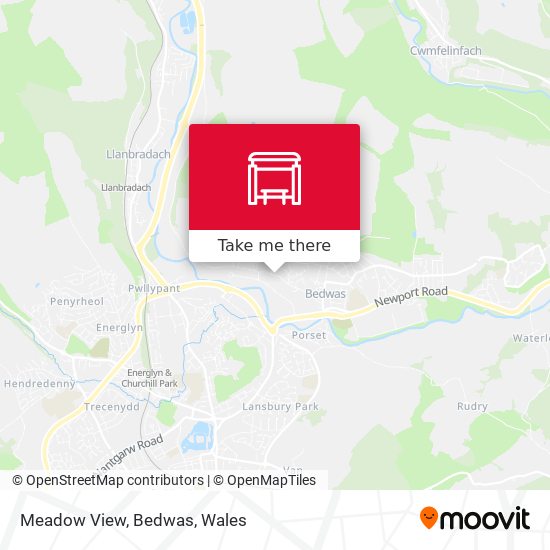 Meadow View, Bedwas map