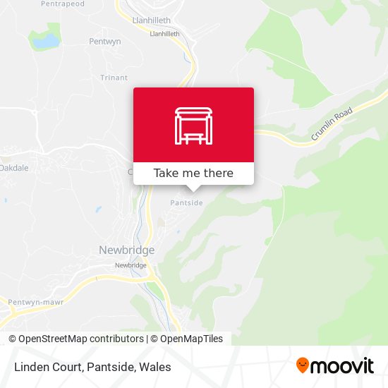 Linden Court, Pantside map