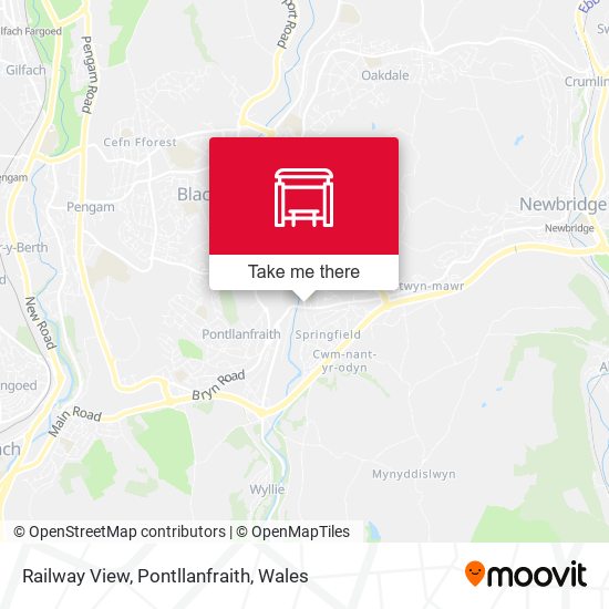 Railway View, Pontllanfraith map