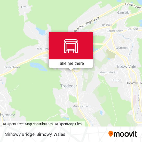 Sirhowy Bridge, Sirhowy map