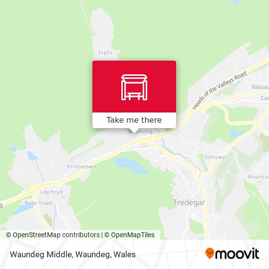 Waundeg Middle, Waundeg map