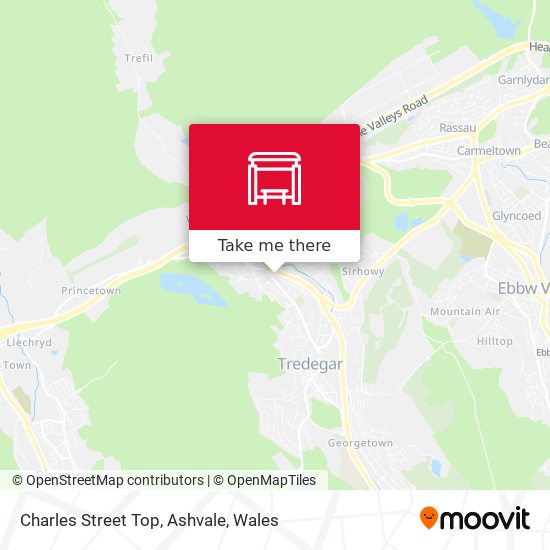 Charles Street Top, Ashvale map