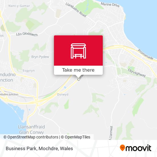 Business Park, Mochdre map