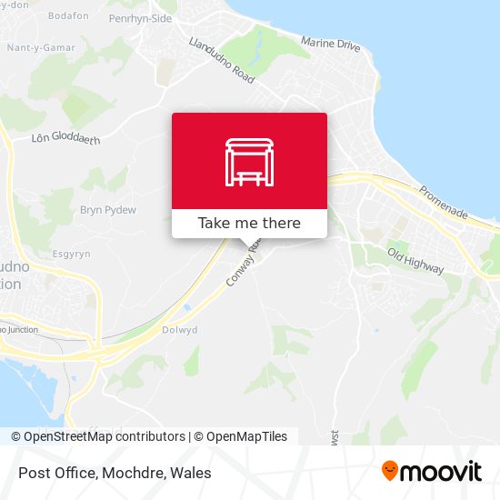 Post Office, Mochdre map