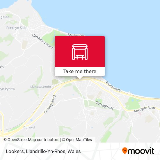 Lookers, Llandrillo-Yn-Rhos map