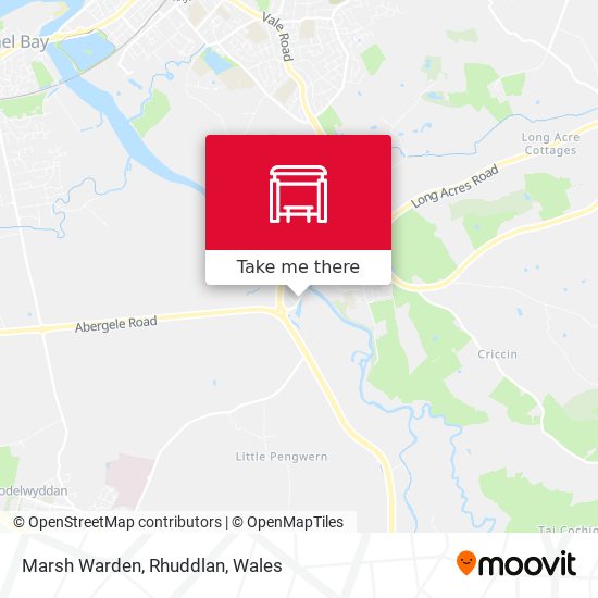 Marsh Warden, Rhuddlan map