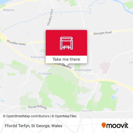 Ffordd Terfyn, St George map