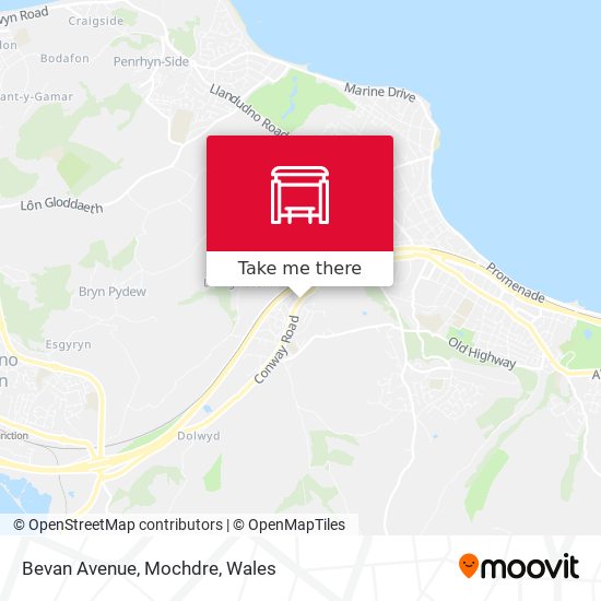 Bevan Avenue, Mochdre map