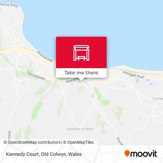 Kennedy Court, Old Colwyn map